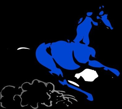 Running Horse Clip Art N12