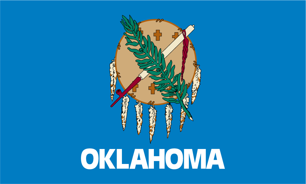 Oklahoma state flag free image download