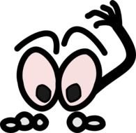 Face Winking Eye Clip Art