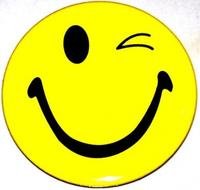 Smiley Winking Happy Face Clip Art