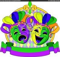 Mask Clip Art Gold Shooting Star Family Reunion