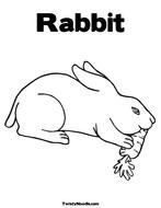 Rabbit Coloring Pages Printable
