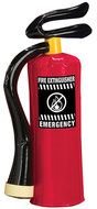 isolated red Fire Extinguisher