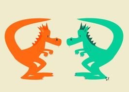 Printable Dinosaur drawing