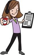 Clipart of a Supervisor
