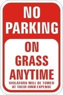 No Parking Signs