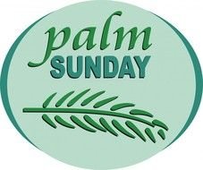 Palm Sunday sign drawing