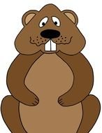 animated groundhog