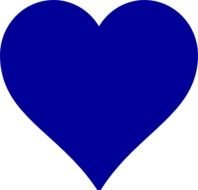 Blue Heart Clip Art N18