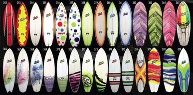 Surfboard Art Designs drawing