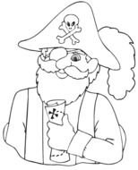 Pirate Coloring Pages darwing