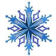 Transparent Snowflake Clip Art N2