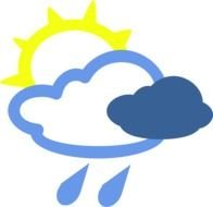 Weather Symbol Clip Art drawing