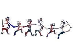 dancing people, tribal drawing