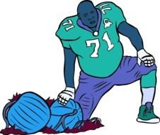 Football Player Clip Art N29