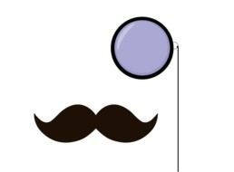 Mustache Clip Art With Transparent Background
