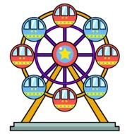 Carnival Ferris Wheel drawing