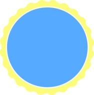 Yellow Circle Frame Clip Art