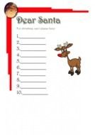 Santa Claus Good List drawing