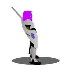 Footman Soldier 2 Vector Clip Art