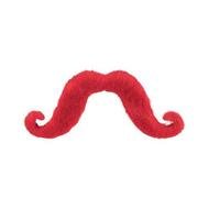 Red Handlebar Mustache