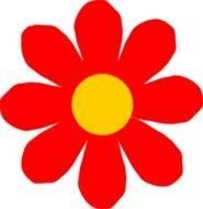 Red Flower Clip Art Free N4