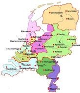 Kaart Van Provincies Nederland drawing