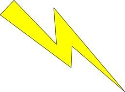Yellow lighting on the black background clipart