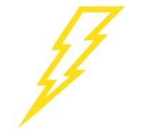 isolated lightning icon