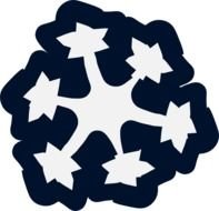 Snow Flake Clip Art N2