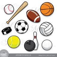 Sport Balls Clip Art N12