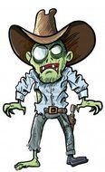 Cowboy Zombie drawing