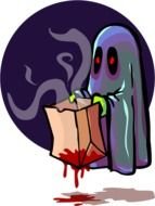 Scary Ghost Clip Art N5