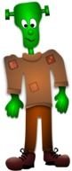 Clip art of Frankenstein