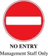 No Entry Sign Clip Art N11