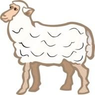 Sheep Coloured By Frankes Line Art