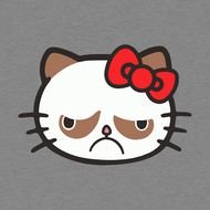 Hello Kitty Grumpy Cat