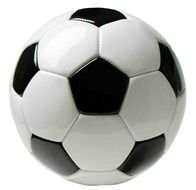 soccer ball on the white background