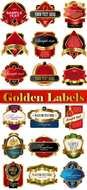 Free Label Frames Vector