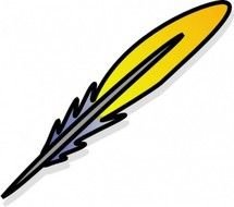 Pluma De Clip Art Vector Gratis