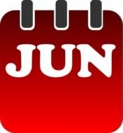 June Calendar Clip Art Free