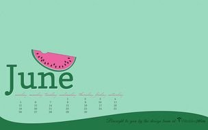 June Calendar drawing
