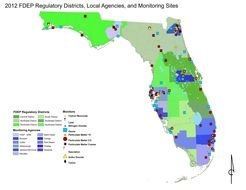 Air Pollution Map drawing