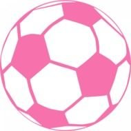 pink Soccer Ball drawing