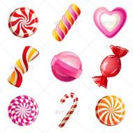 Candy Vector Blue