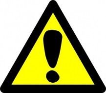Attention Clip Art Vecteur Gratuit