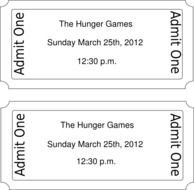 Movie Ticket Clip Art N14