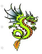 Dragon as an illustration