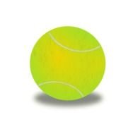 neon Tennis Ball Clip Art drawing