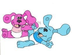 Blues Clues Magenta darwing